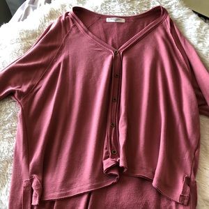 Project Social T button up